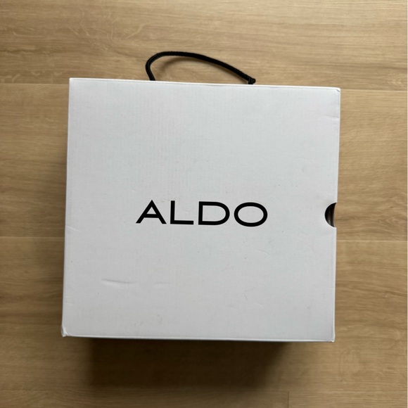 Aldo Taupe Peep-Toe Slingback Block Heel (Size 6.5) - Picture 6 of 7